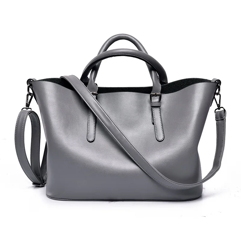 RanHuang, женская мода, известный бренд, сумки, высокое качество, натуральная кожа, сумки на плечо, женские дизайнерские сумки-мессенджеры A227 - Цвет: Gray Handbags