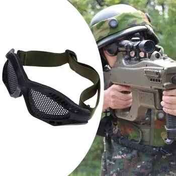 

Outdoor Tactical Eye Protective Glasses Airsoft Military Training Paintball Game Safety Goggles Anti Fog Glasses Metal Mesh