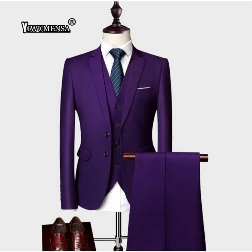 Yiwu мужской sa Новое поступление изготовленный на заказ Светло-серый фрак мужской костюм набор Slim Fit Свадебные костюмы для мужчин s серый