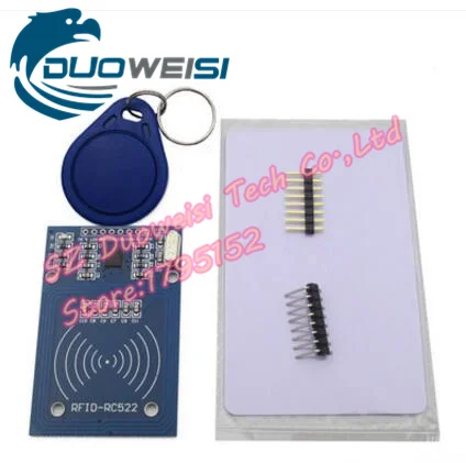 

10pcs MFRC-522 RC522 RFID RF IC card sensor module to send Fudan card, keychain
