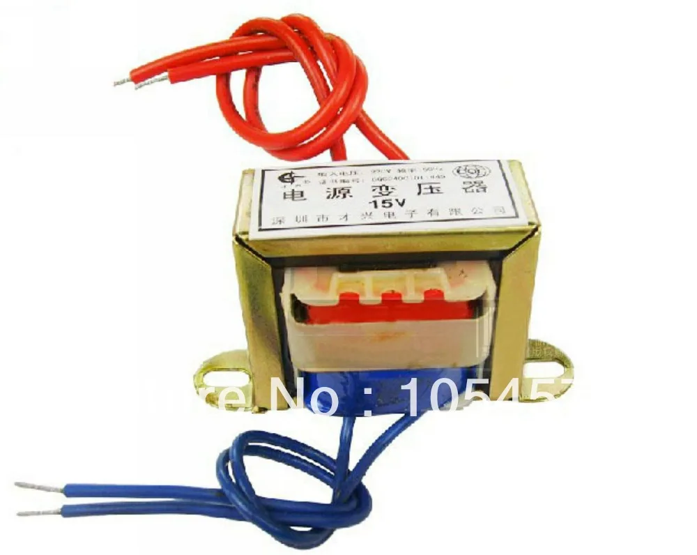 

10W EI Ferrite Core Input 220V 50Hz Vertical Mount Electric Power Transformer Output Voltage