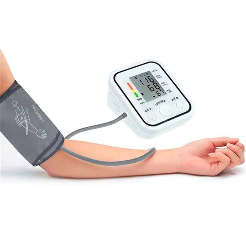 Домашний медицинский цифровой тонометр для измерения артериального давления, товары высокого качества, тонометр для измерения сердечного ритма