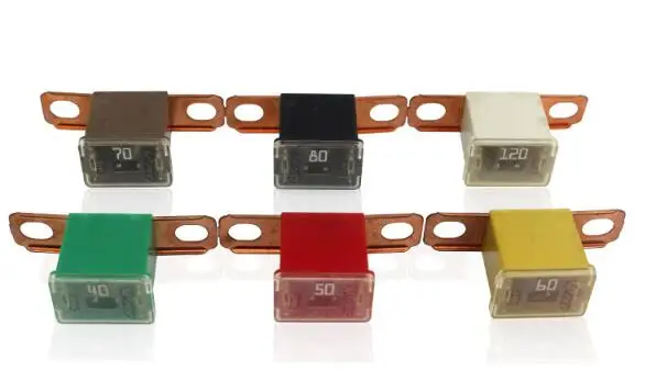 Car Fuses Kit Fuse Box Holder Automotive Rectangle Fuse 40A 50A 60A 70A 80A 120A 140A for SUNNY Paladin Cars