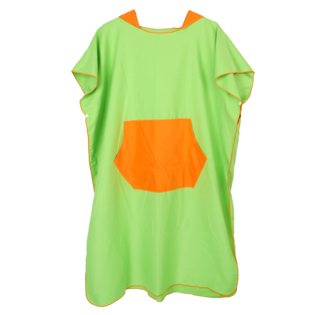 Mens Womens Kids Surf Beach Hooded Poncho Wetsuit Changing Robe with Pocket Carry Bag - 7 Colors for Surfers Windsurfers Kite