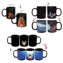 Neue Goku Dragon Ball Z Becher Farbwechsel Magische Becher wärmeempfindlichen Reaktiven Tee Kaffee Keramik-tasse 3 stile
