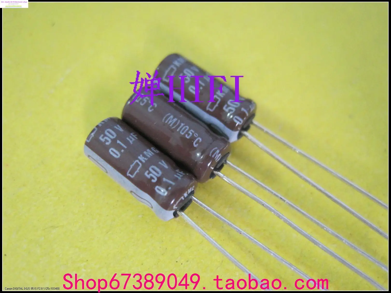 100PCS NIPPON Genuine KMG Japan NIPPON electrolytic capacitors 50v0.1uf