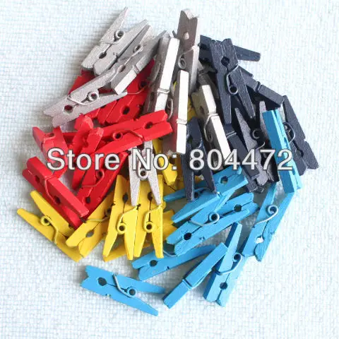 mini peg craft diy assorted wholesale wooden clothes