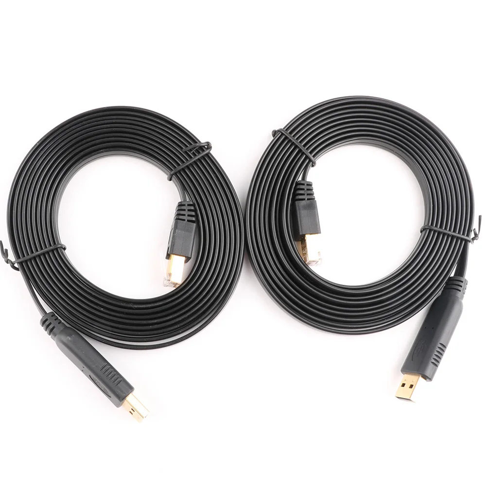 FTDI USB к RJ45 консольный кабель Золотая заглушка адаптер для Huawei Cisco маршрутизатор