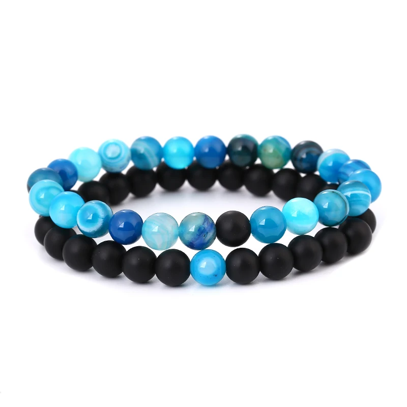 Long distance bracelets beads