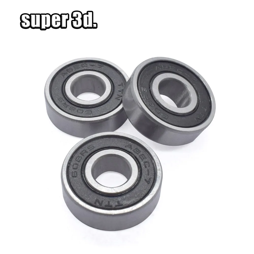 

1/3/10pcs 608RS Bearing 8*22*7 mm Skateboard Scooter 608 RS Ball Bearing Miniature Skate Roller 608 RS Bearings