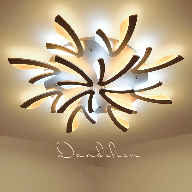 Modern Led Ceiling Light For Bedroom Living Room Remove Control