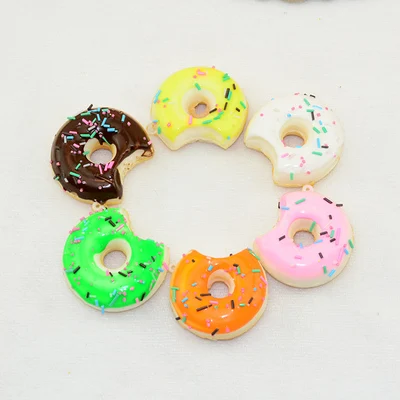 

6pcs Imitation color doughnut cake, bread, fake cake, bread set model