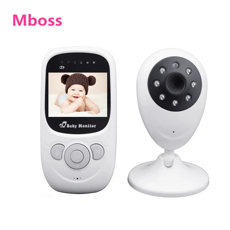 7 светодиодный ных ламп ночного видения 2 way talk температура аудио baby monitor 2,4