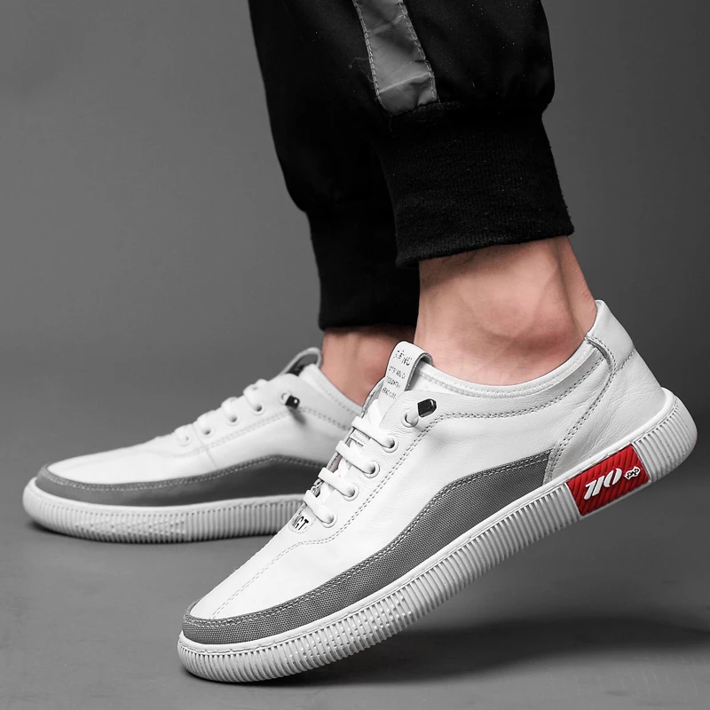 

Sneakers Men Zapatos De Hombre Designer Brand Shoes Men High Quality Genuine Leather Shoes Comfortable Lightweight