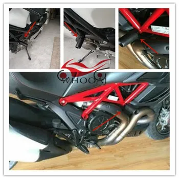 

Accessories CNC Engine Cover Frame Sliders Crash Protector For Ducati Streetfighter848 Streetfighter1098 Falling Protection
