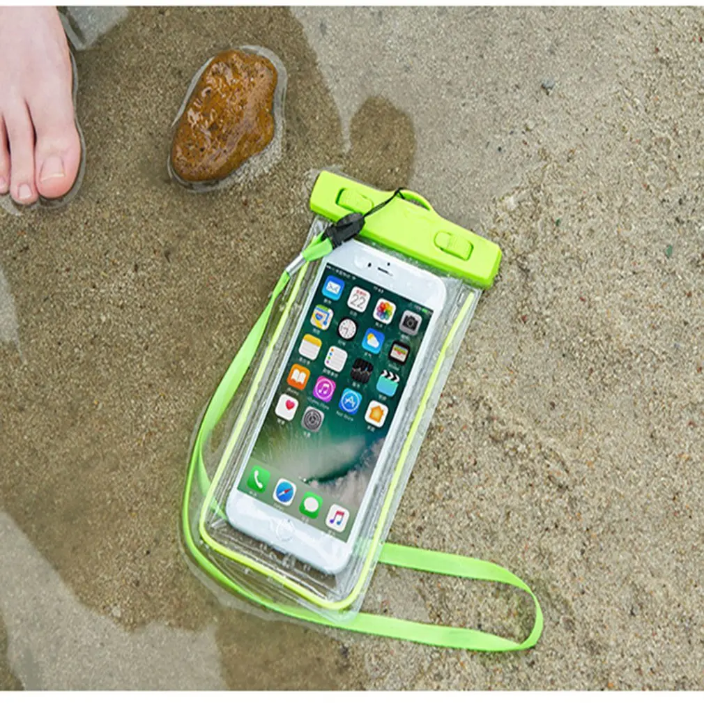 

Waterproof Swimming Bag Mobile Phone Case Cover Dry Pouch Universal Diving Drifting Riving Trekking Bags