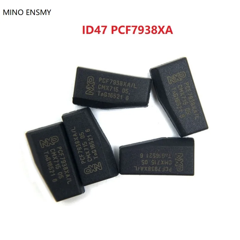 Автомобильный чип-транспондер ключа ID47 передатчик с интегральной схемой, pcf7938 чип, ID47 PCF7938XA Заготовка ключа замка зажигания автомобиля чип 10 шт./лот;