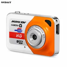 OCDAY HD Ultra Portable 1280*1024 Mini Camera X6 Video Recorder Digital Small Cam Support TF Card Micro Secure Memory Card