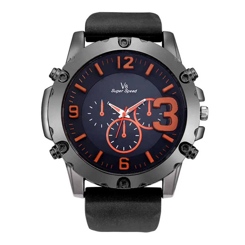 

Fashion Men's Watch 1PCS Fashion Men's Thin Silica Gel Students Sports Quartz Sport Watch Casual dropshopping free shipping#40