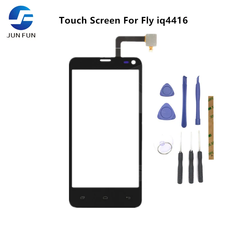 JUN весело Touch Экран для Fly IQ4416 IQ 4416 Сенсорный экран планшета Стекло мобильного