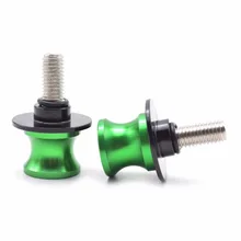 6 8 10 mm Motorcycle Swingarm Spools slider stand screws Motorcycle Accessories For Kawasaki ZZR1200 2002-2005 ZX-12R 2000-