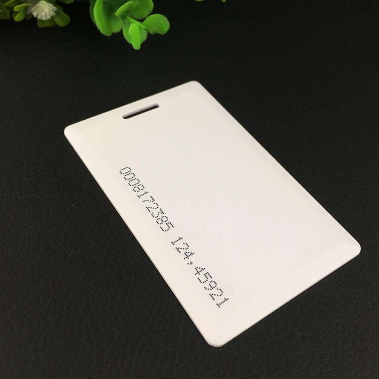 50pcs/lot 125KHz proximity id card rfid EM ID Thick Card Access Control