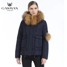 GASMAN 2018 Down Jacket Short Women Winter Warm Female Thick Down Parka Overcoat Women's Windproof Coat Winter Plus Size 3XL