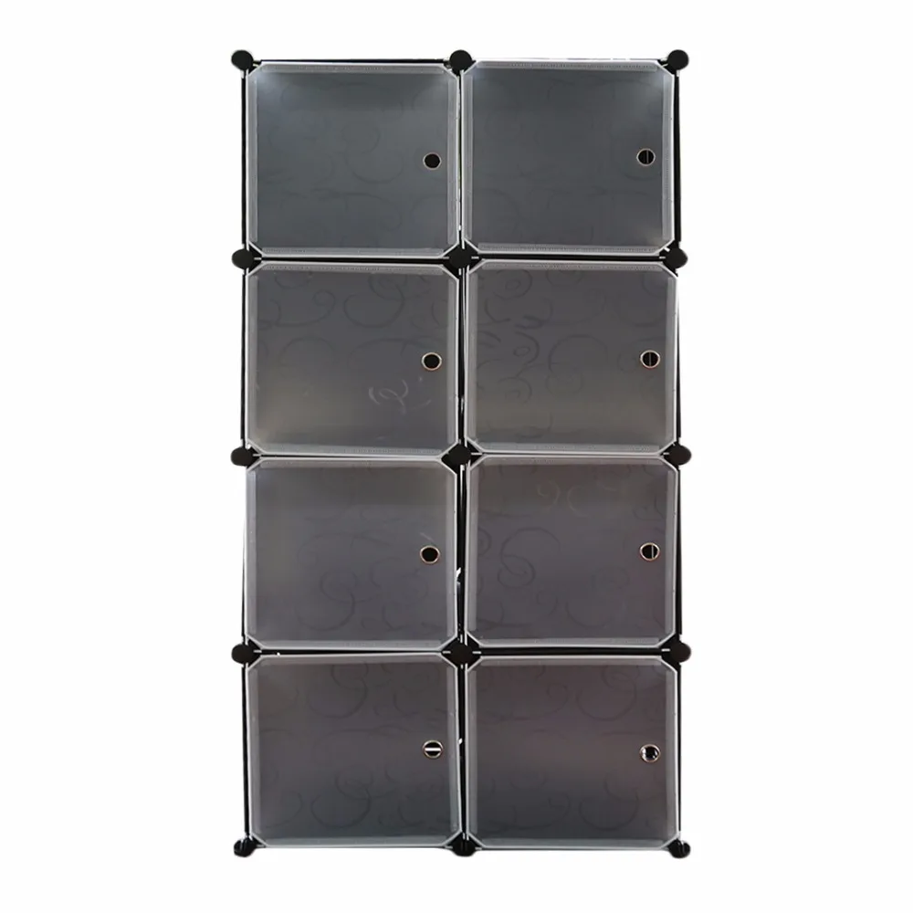 

New 20/12/8 Lattice DIY Assembled Wardrobe Simple Wardrobe Hanging Clothes Storage Cabinet Baby Wardrobe Home Furniture