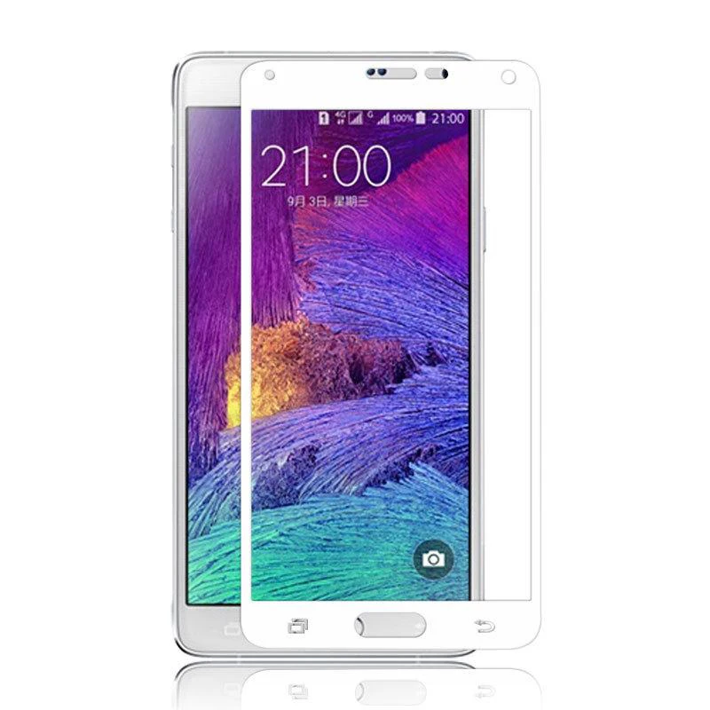 Цветное закаленное стекло для samsung Galaxy Note 5 Note 4 Note 2 с полным покрытием 9 H, защита экрана против взрыва, закаленное стекло