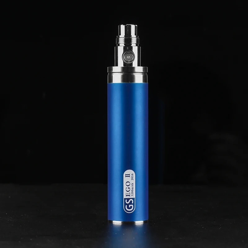 New GS ego II 3200mAh electronic cigarette pen electronic vaporizer ego vape battery cigarette electronique Multi-color optional