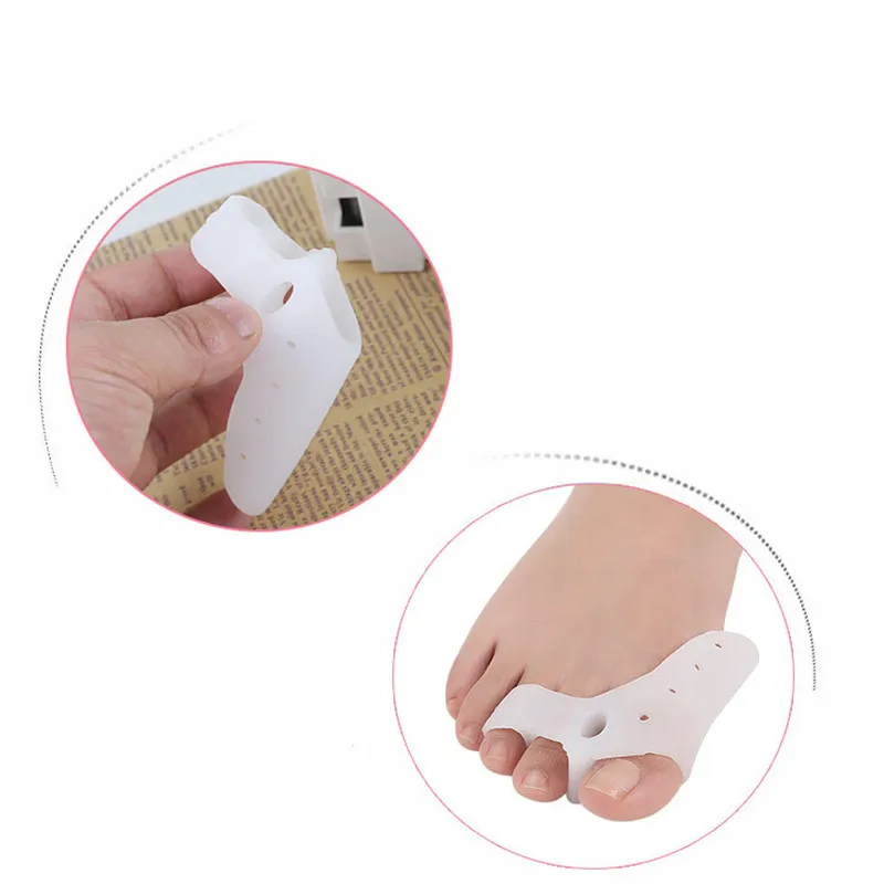Silicone Insole Orthopedic Insoles Big Toe Splits Sebs Thumb Valgus Correcting Three-hole Shoes Pads Insert Accessoires Silicone Insole Orthopedic Insoles Big Toe Splits Sebs Thumb Valgus Correcting Three-hole Shoes Pads Insert Accessoires