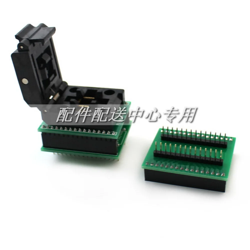 Qfp32 to dip32 qfp32 to dip28 ic test converter socket chip programmer