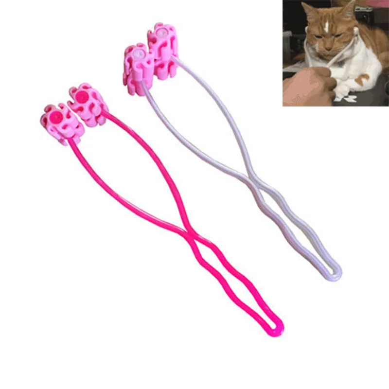 

Cat Tease Massage Gadget Sharp Face Massaging Device Handy Cats Kitten Massager Cat Thin Beauty Tool Interactive Pet Accessories