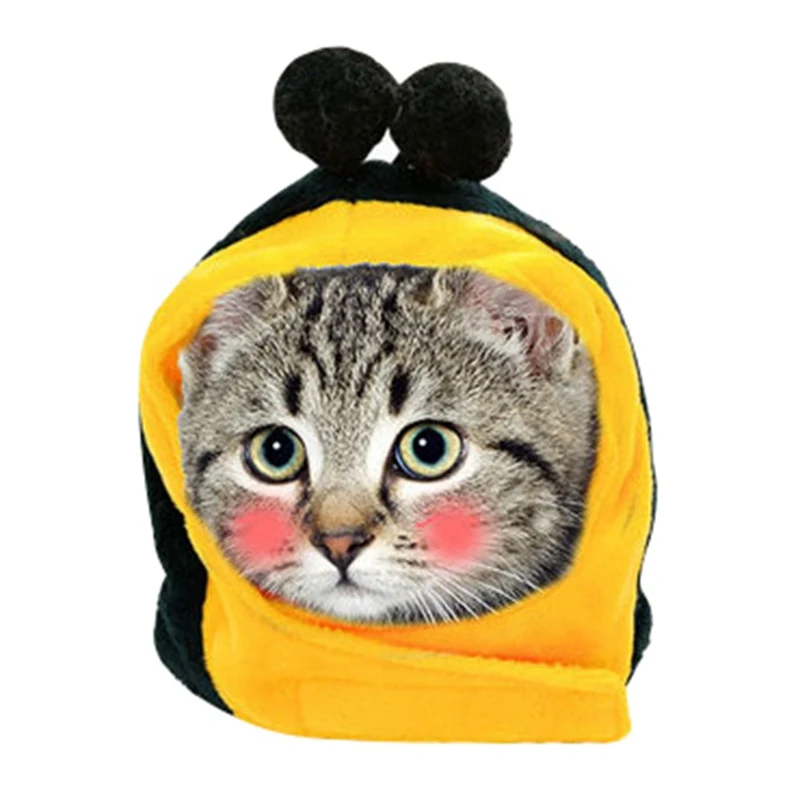 Забавный костюм кошки для питомца милый мультяшный щенок кошка шапка кролик уши дизайн домашнее животное кошки парик вечерние аксессуары к костюму для Косплей Тедди