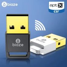 Беспроводные USB Bluetooth адаптеры Biaze 4,0 USB Bluetooth Донгл телефон музыкальный Bluetooth передатчик приемник для ПК ноутбук компьютер