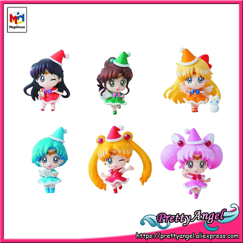 

PrettyAngel - Genuine Megahouse Sailor Moon "Petit-Chara" Christmas Special Figures Box Set