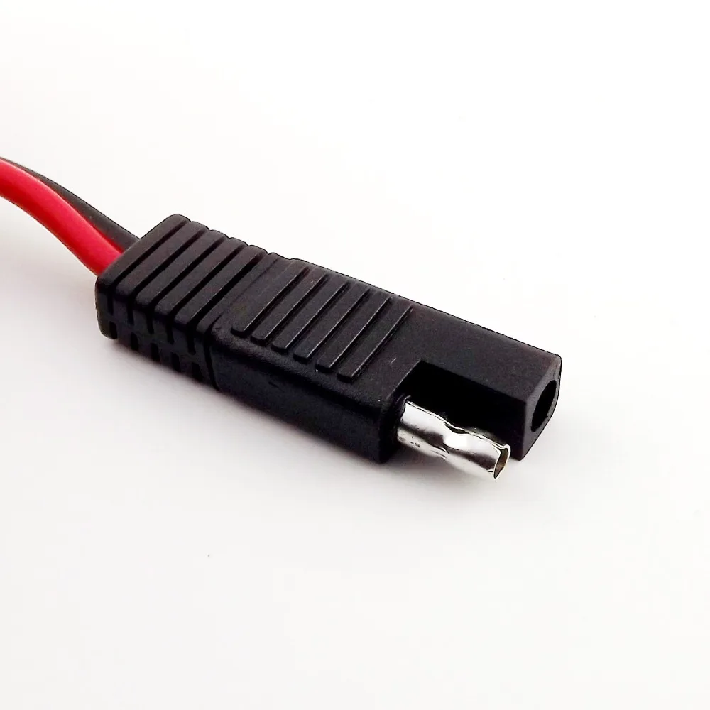 10pcs SAE To Male Plug DC Power Battery Automotive Connector Adapter Cable Wire 14AWG 1FT/30CM | Электроника