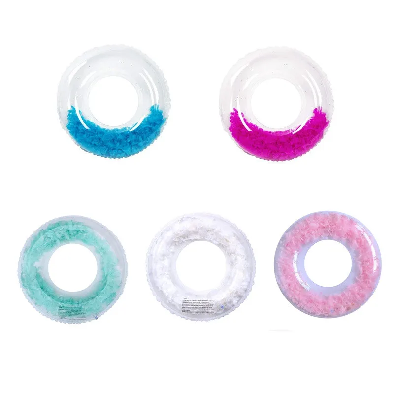 

6070/80/90 Feather Inflatable Swimming Ring Floating Circle Life Buoy Raft Kid Adult Swimming Float Mattres Water Beach Pool Toy