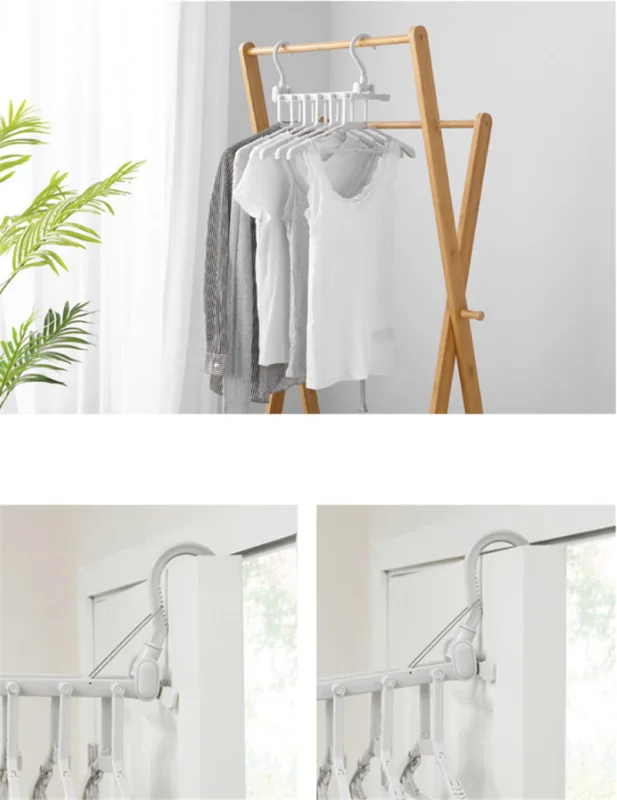 

8-in-1Universal Magic Space Saving Hanger Clothing Rack Closet hanger Organizer
