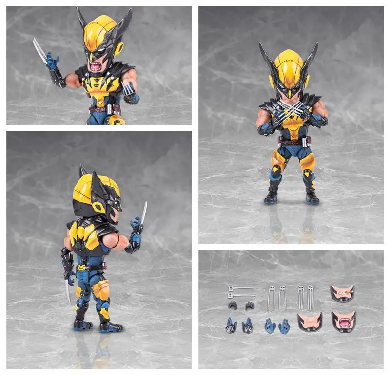 

18cm Anime figure the avanger James Howlett / Logan Howlett/Wolverin movable action figure collectible model toys for boys