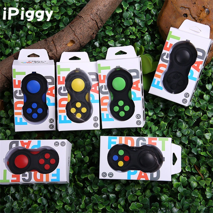 Stress Relief Fidget Controller Pads Tabanzhe 4-Piece Fidget Toy Set ...