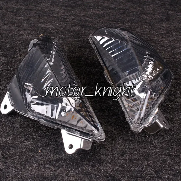 Front Turn Signals Indicator Lamp Lens Blinker Cover for Kawasaki Ninja ZX6R ZX636 2013 2014 on