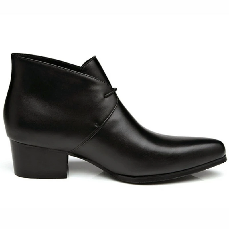 men's high heeled chelsea boots