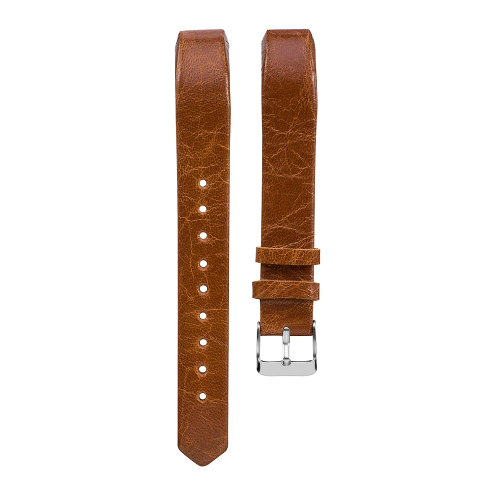 

5 colors Luxury Genuine Leather Watch Strap Bands Bracelet Replacement Wrist Strap For Fitbit Alta HR / Alta Fitness Tracker