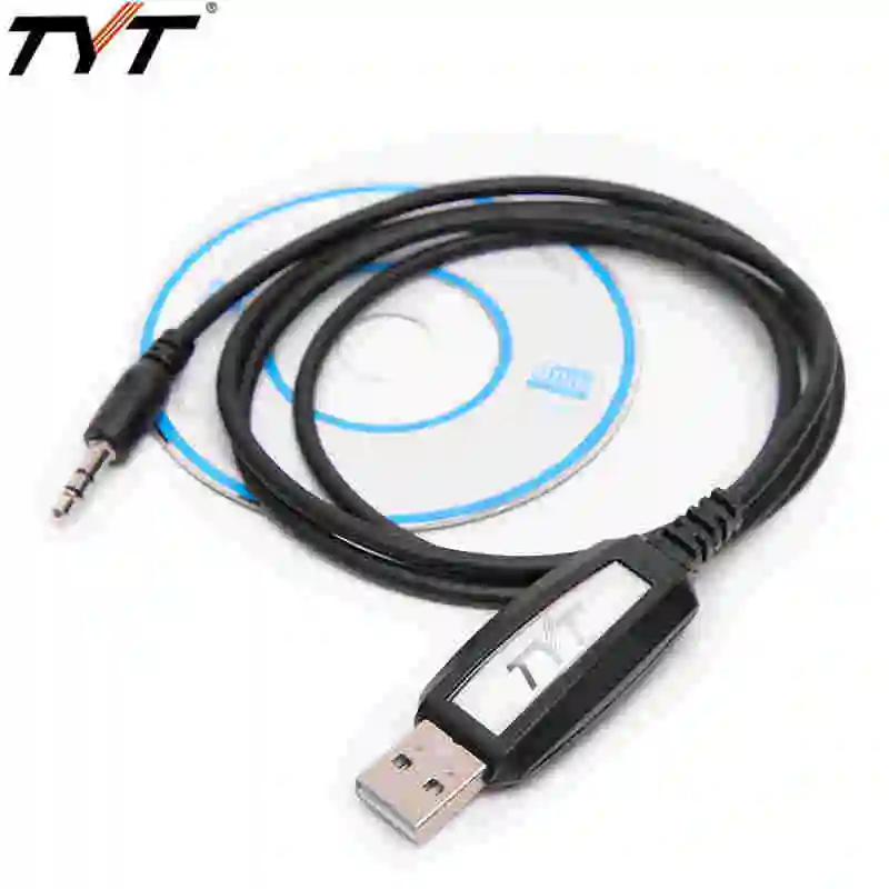 Оригинальный TYT TH 9000D USB Кабель для программирования CD Win10 мобильного радио