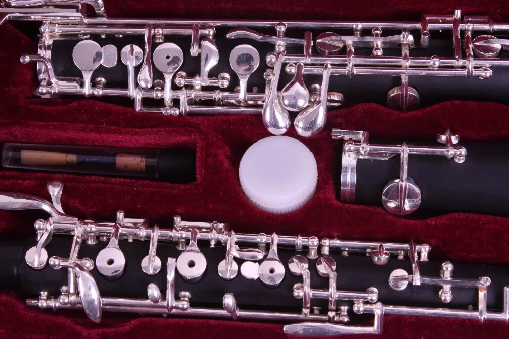 

New Oboe C Key Ebonite Wood 3rd Octave Left F Resonance F With Case