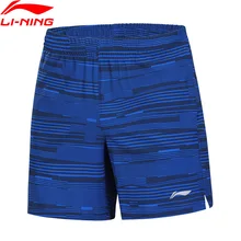 Li-Ning мужские шорты для бега, дышащие, 88% полиэфир, 12% спандекс, подкладка, Стандартная посадка, удобные, спортивные шорты AKSN243 CJAS18