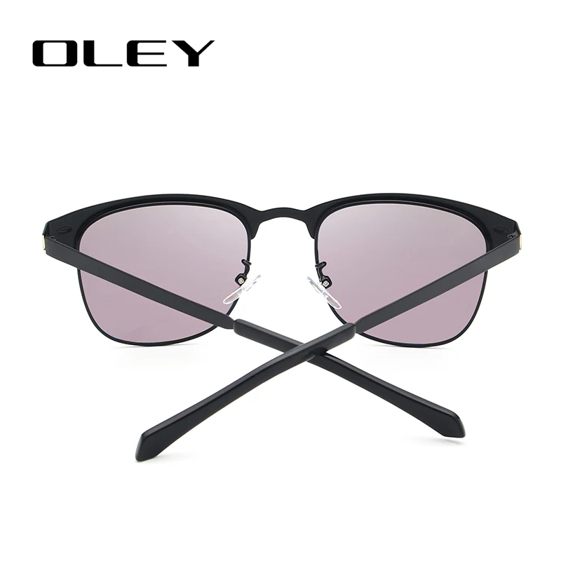 OLEY классические круглые поляризационные солнцезащитные очки для женщин, полароидные линзы, модные очки для вождения, для активного отдыха, очки, защищающие от УФ-излучения