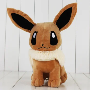 

33cm Japanese Anime Cute Eevee Plush Toy Dolls With Tag Gift for Kids Free Shipping
