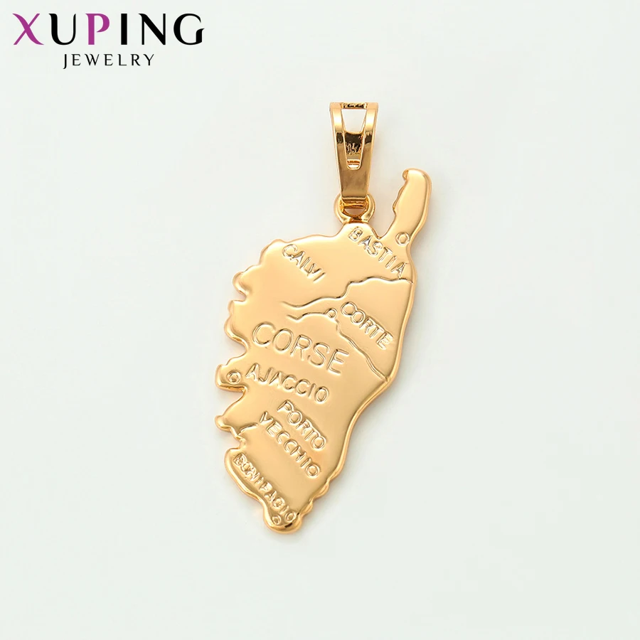 

Xuping Jewelry Exquisite Populer Scalloped Sliding Fashion Design Pendant Gold Colour Christmas Gifts S120,1-33351